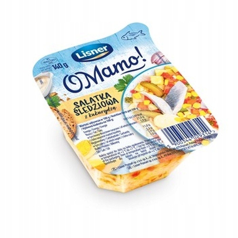 Lisner O Mamo! Sałatka śledziowa z warzywami 140 g