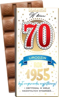 CZEKOLADA 427 Urodziny 70 (cyfry, roczniki) - Czekolada - miniaturka - grafika 1