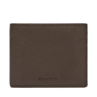 Duży Portfel Męski Calvin Klein Micropebble Billfold W Coin LV04D1033G Brązowy - Portfele - miniaturka - grafika 1