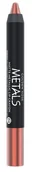 Szminki - Golden Rose Metals Matte Metallic Lip Crayon - Metaliczna, matowa pomadka w kredce - 04 GOLMLMPKR-WKR-03 - miniaturka - grafika 1