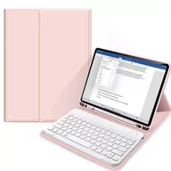 Etui do czytników e-book - TECH-PROTECT Etui na iPad 10.2 TECH-PROTECT SC Pen + Keyboard Różowy Klawiatura Raty - miniaturka - grafika 1