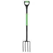 Pozostałe narzędzia ogrodowe - vidaXL Lumarko Zestaw 4 narzędzi ogrodowych, uchwyt w kształcie D, stal 3079701 - miniaturka - grafika 1