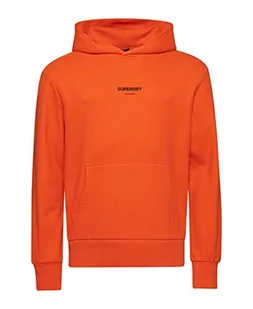 Superdry Męska bluza z kapturem, Orange, L - Bluzy męskie - miniaturka - grafika 1