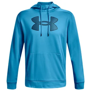 Męska bluza Under Armour Armour Fleece Big Logo HD Rozmiar: L / Kolor: jasnoniebieski - Bluzy sportowe męskie - miniaturka - grafika 1