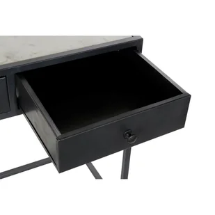 Emaga Stolik DKD Home Decor Metal Marmur (130 x 40 x 76 cm) - Ławy i stoliki kawowe - miniaturka - grafika 3