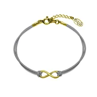 Bransoletki - Bransoletka nieskończoność pozłacana - miniaturka - grafika 1