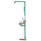 Sprzęt ratunkowy - Prysznic Bezpieczeństwa Z Systemem Odprowadzania Wody Do Gorących Klimatów Stal Ocynkowana - miniaturka - grafika 1