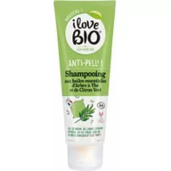 Szampony do włosów - I love Bio Organiczny szampon przeciwłupieżowy Drzewo Herbaciane i Limonka 200 ml - miniaturka - grafika 1