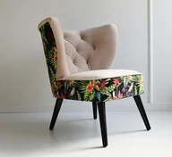 Fotele - Fotel Retsy, klubowy, pikowany - miniaturka - grafika 1