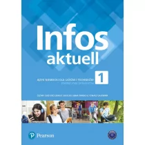 Infos Aktuell 1 KB kurs wieloletni PEARSON Cezary Serzysko Birgit Sekulski Nina Drabich T - Książki do nauki języka niemieckiego - miniaturka - grafika 1