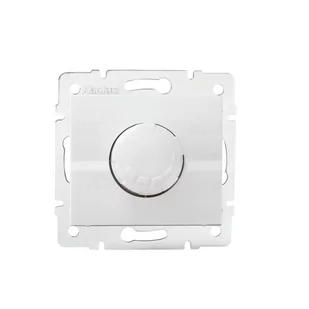 Kanlux Ściemniacz obrotowy 500W - z filtrem LOGI 02-1160-102 bi 25082 - Wyłączniki światła i elektryczne - miniaturka - grafika 1