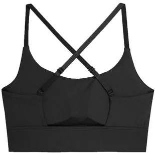 Stanik sportowy 4F F079 W 4FAW23USBAF079 (kolor Czarny, rozmiar L) - Biustonosze - miniaturka - grafika 2