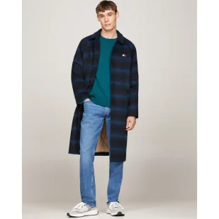 Tommy Jeans Płaszcz | z dodatkiem wełny - Płaszcze męskie - miniaturka - grafika 1