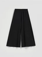 Spodnie damskie - Reserved - Spodnie palazzo - czarny - miniaturka - grafika 1