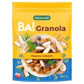 Płatki śniadaniowe i musli - Bakalland BA! Granola klasyczna z kokosem 300 g - miniaturka - grafika 1