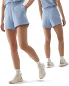 Spodenki damskie - Damskie spodenki dresowe 4F bawełniane szorty F286 j. niebieski S - miniaturka - grafika 1