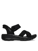 Sandały damskie - Skechers Sandały 163534/BBK Czarny - miniaturka - grafika 1