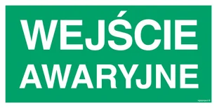 AC050 WEJŚCIE AWARYJNE, KS - FOLIA PODŁOGOWA FOTOLUMINESCENCYJNA; (200X100MM) - Systemy ekspozycyjne i znaki informacyjne - miniaturka - grafika 1