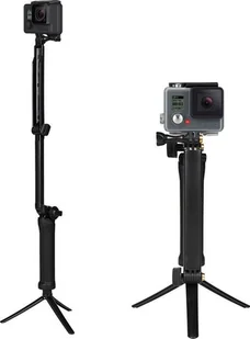 Hurtel 3w1 Selfie stick GoPro - Akcesoria do kamer sportowych - miniaturka - grafika 1