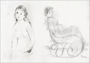 Galeria Plakatu, Plakat, Study for a Female Bather, Pierre-Auguste Renoir, 50x40 cm - Plakaty Galeria Plakatu, Plakat, Study for a Female Bather, Pierre-Auguste Renoir, 50x40 cm - Plakaty - miniaturka - grafika 1