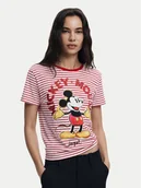 Koszulki i topy damskie - Desigual T-Shirt Mickey 25SWTKAI Czerwony Regular Fit - miniaturka - grafika 1