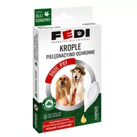 Artykuły przeciw pasożytom - FEDI FEDI Krople na pchły i kleszcze dla dużych psów, 4x 4 ml 5902012110089 - miniaturka - grafika 1