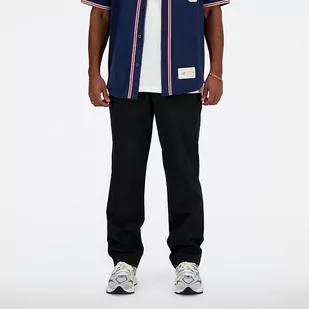 Spodnie męskie New Balance MP41575BK  czarne - Spodnie męskie - miniaturka - grafika 1
