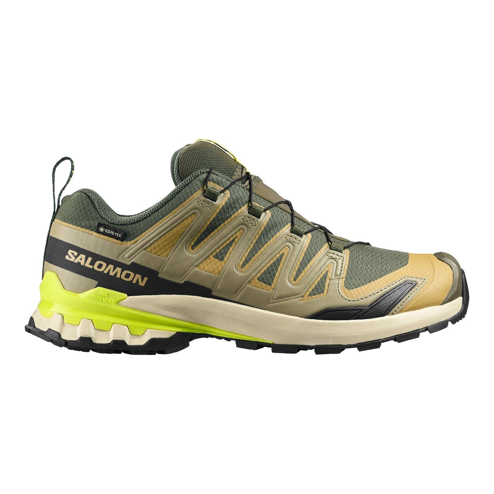 Męskie buty do biegania Salomon Xa Pro 3D V9 GTX Grape Leaf/Aloe/Acid Lime UK 10