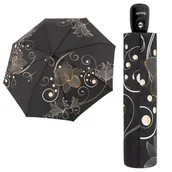 Parasole - Parasol damski Doppler Imperial składany złote kwiaty - miniaturka - grafika 1