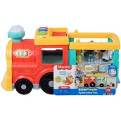 Zabawki interaktywne dla dzieci - Fisher Price Edukacyjny pociąg ze zwierzątkami - miniaturka - grafika 1