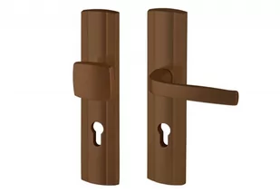 Pochwyt-klamka Axa PRESTIGE 92 WB klasa 3, kolor F4 - stare złoto (grubość drzwi 74-83 mm) - Klamki - miniaturka - grafika 1