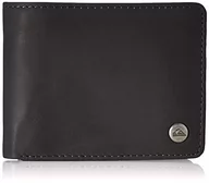 Portfele - Quiksilver Mac - potrójnie składany skórzany portfel męski EQYAA03940, czarny, S, Casual - miniaturka - grafika 1