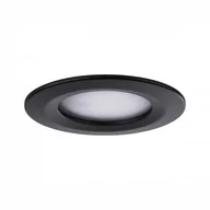 Oprawy, klosze i abażury - Paulmann Nova Coin 3xset okrągła sztywna czarna - miniaturka - grafika 1