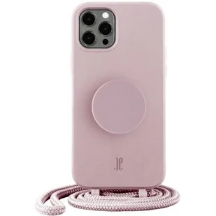 Just Elegance Etui PopGrip do Apple iPhone 12 Pro Max Jasnoróżowy - Etui i futerały do telefonów - miniaturka - grafika 1