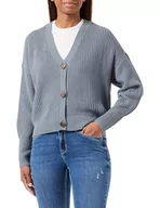 Swetry damskie - Bestseller A/S Damski kardigan VMLEA LS V-Neck Cuff NOOS kurtka z dzianiny, Stormy Weather, XS, Stormy Weather, XS - miniaturka - grafika 1
