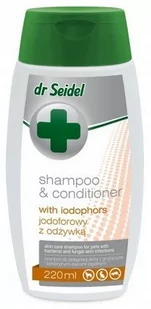 Dr Seidla Szampon jodoforowy z odżywką 220ml - Szampony i odżywki dla psów - miniaturka - grafika 1