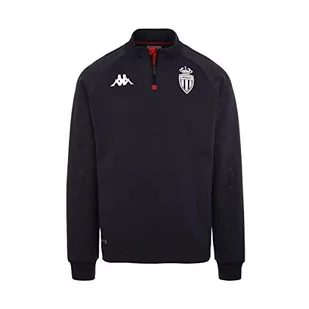 Kappa Męska bluza z kapturem Ablas Pro 6 Monaco, dk Grey/dk Red, L - Bluzy męskie - miniaturka - grafika 1