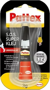 Pattex Uniwersalny super klej S.O.S 12 x 3 g - Kleje i inne preparaty budowlane - miniaturka - grafika 2