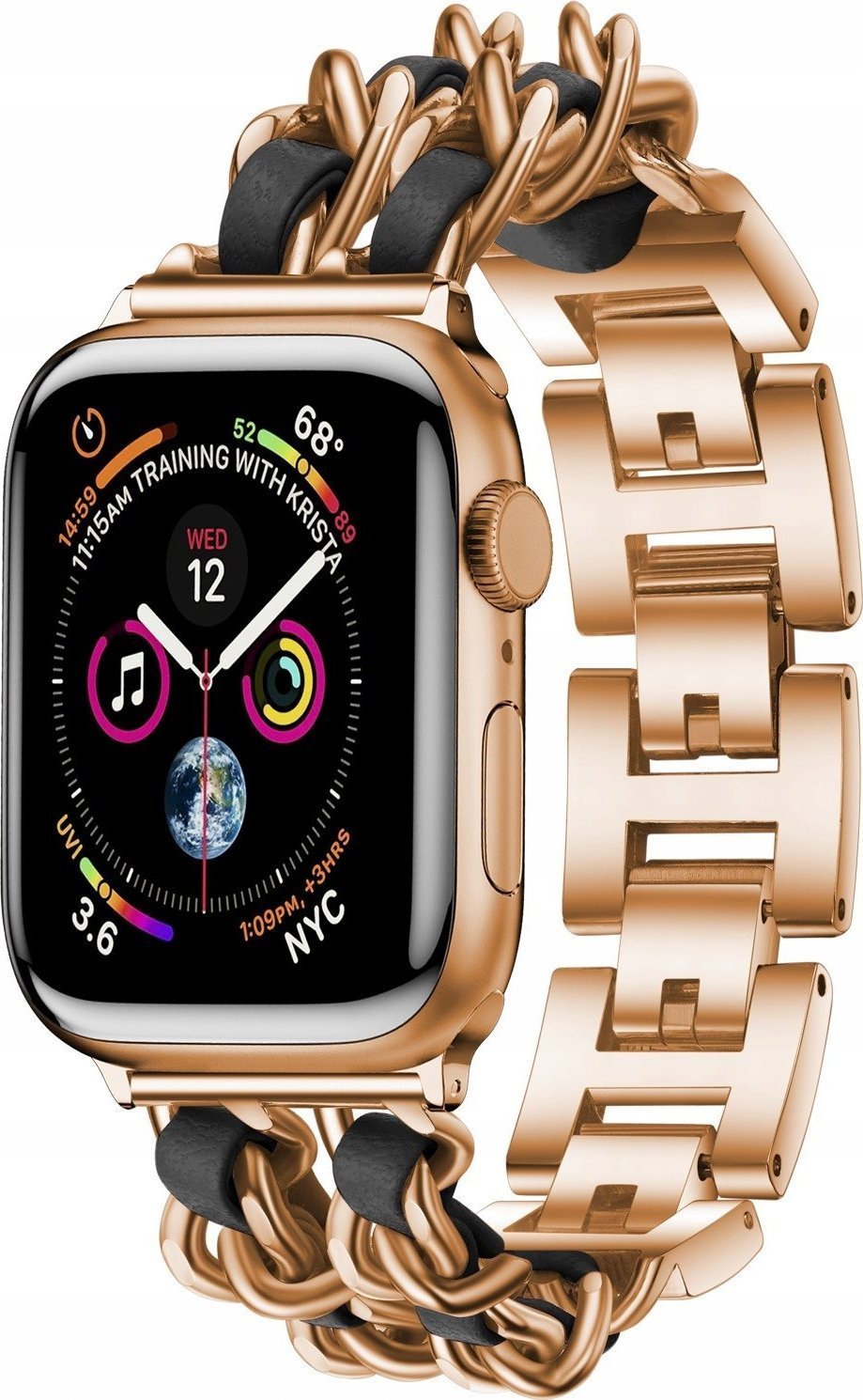 Bransoleta Stalowa pasek do Apple Watch 38 40 41mm