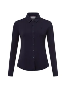 Tommy Hilfiger Bluzka damska Kobiety Dżersej niebieski jednolity, S - Bluzki damskie - miniaturka - grafika 1