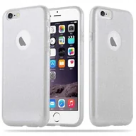 Etui i futerały do telefonów - Cadorabo Etui do Apple iPhone 6 / iPhone 6S - Etui w kolorze STAINLESS SILVER ? Silikonowe i twarde etui TPU na telefon komórkowy z brokatowym wzorem - Silikonowe etui ochronne Hard Case TPU - miniaturka - grafika 1
