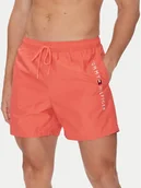 Kąpielówki męskie - Tommy Hilfiger Szorty kąpielowe UM0UM03258 Różowy Regular Fit - miniaturka - grafika 1