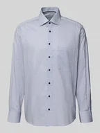 Koszule męskie - Koszula biznesowa o kroju comfort fit z bawełny z kołnierzykiem typu kent - miniaturka - grafika 1