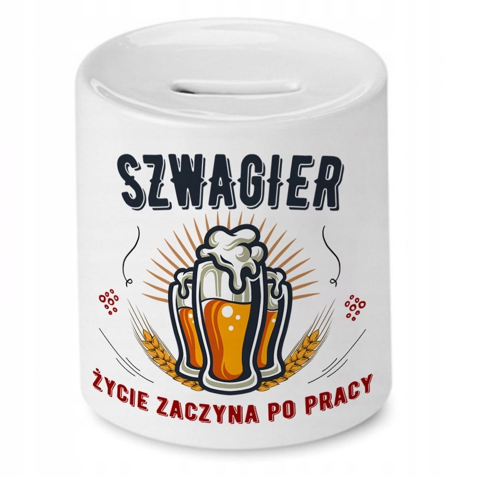 Złoty Kubek Premium Dla Skarbnika Prezent z Nadrukiem ze Zdjęciem + Opakowanie na prezent (wzór 04)