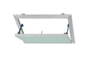 Drzwiczki i klapy rewizyjne - Klapa rewizyjna do systemów g-k Semin ALULIGHT z zieloną płytą GKBI 500x500 mm - miniaturka - grafika 1