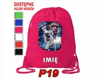 Torby szkolne - Worek Szkolny Na Wf Trening Buty Sportowy Dla Fana Vinicius Jr. Vini Real - miniaturka - grafika 1