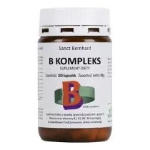 Kräuterhaus Sanct Bernhard B Kompleks Suplement diety 100 kaps. - Witaminy i minerały - miniaturka - grafika 1