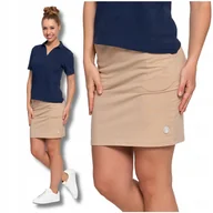 Spódnice - Ołówkowa SPÓDNICA Damska Spódniczka Dresowa z Kieszeniami Wiązana MORAJ 3XL - miniaturka - grafika 1