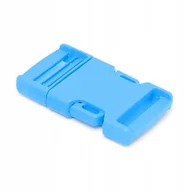 Pasmanteria - Klamry plastikowe 10 sztuk 25mm NIEBIESKIE - miniaturka - grafika 1