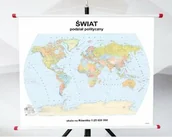 Pomoce naukowe - Plansza - Mapa Świata: Podział polityczny - miniaturka - grafika 1